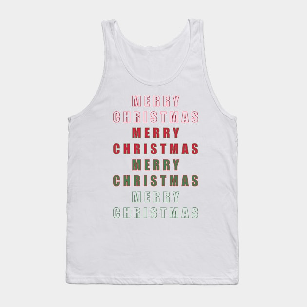 Merry Christmas Tank Top by PlantsAndCats